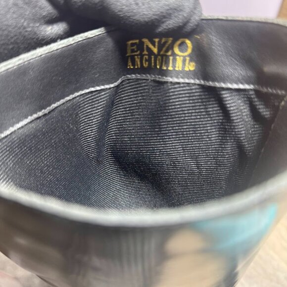 Enzo Angiolini Black Leather Over The Knee Boots Women's Size 8.5 - Picture 6 of 10